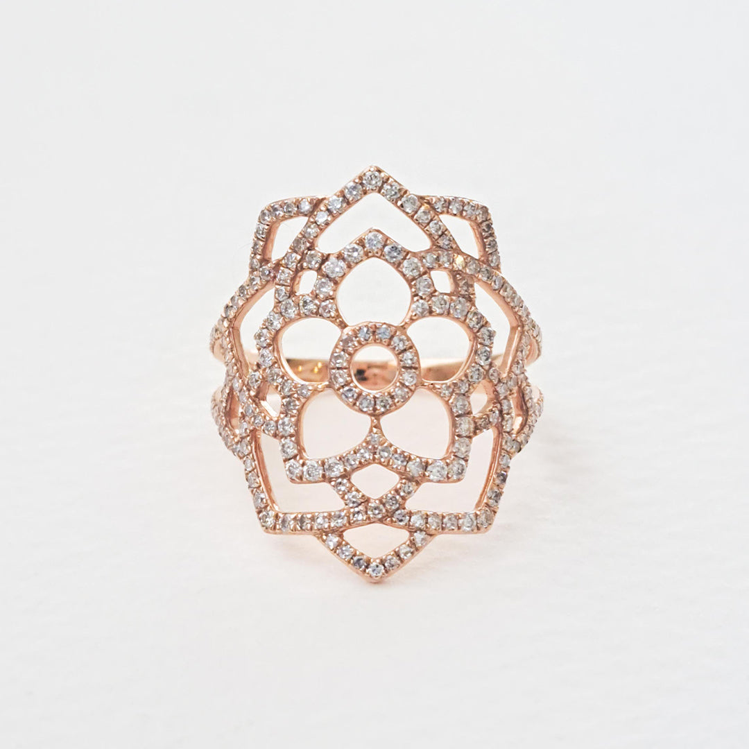 Sahasrara/Unity diamond ring