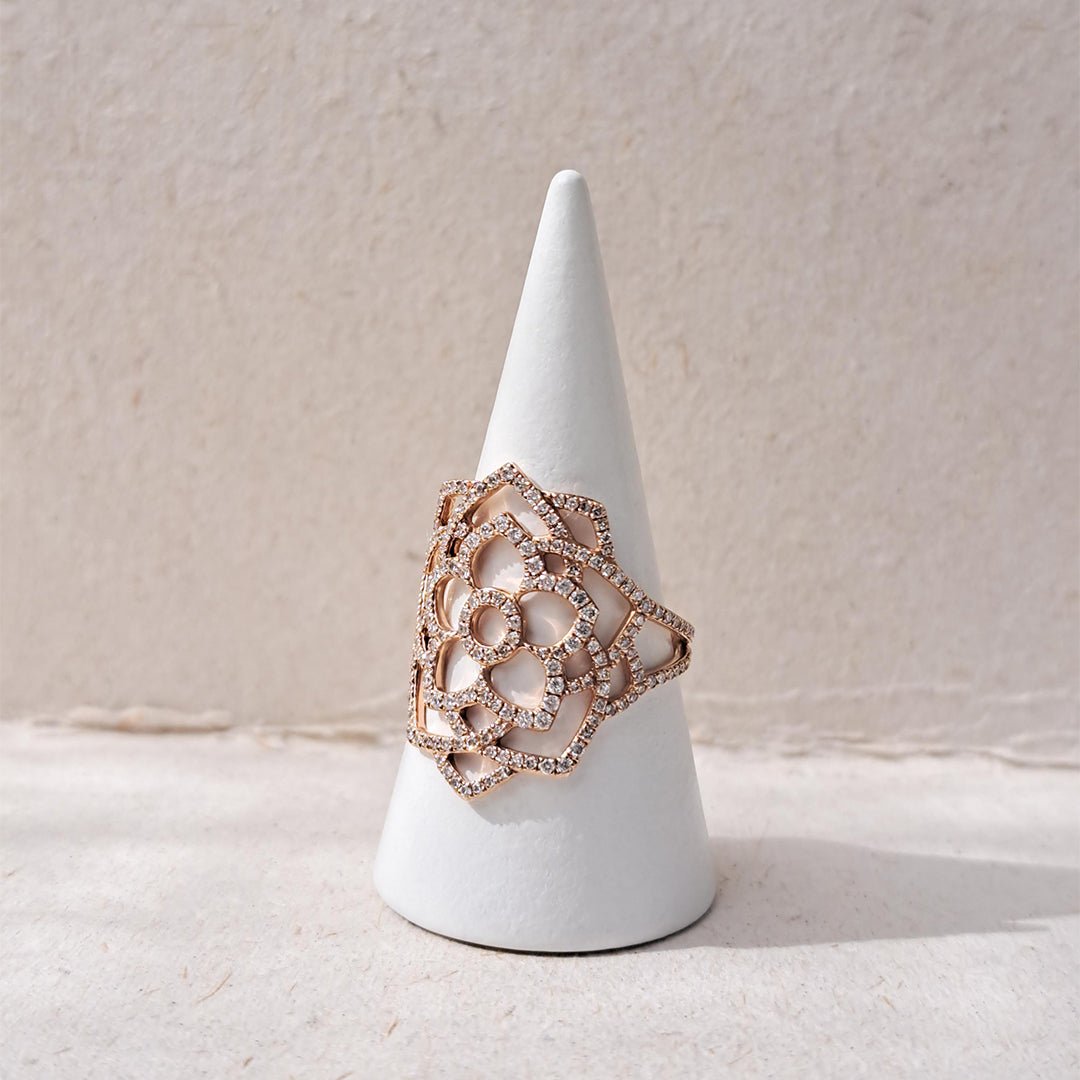 Sahasrara/Unity diamond ring