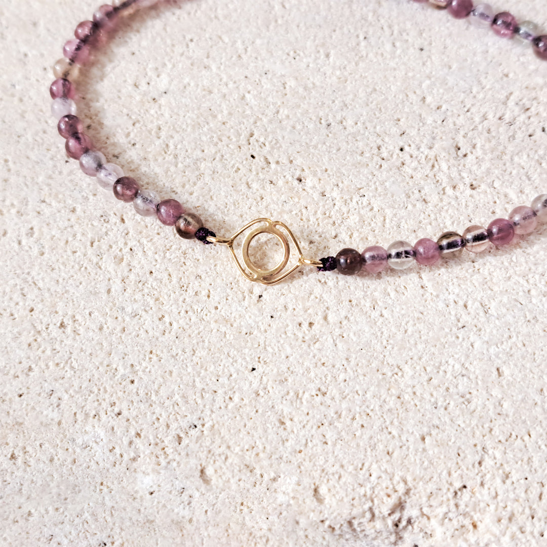 Ajna Chakra & Violet Tourmaline bracelet
