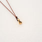 Fire/Yellow Citrine pendant on thread