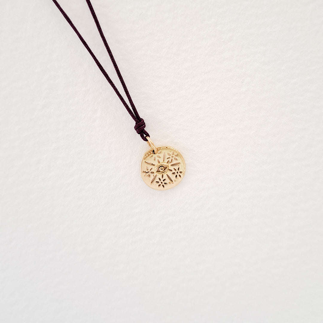 Cosmic Eye pendant on thread