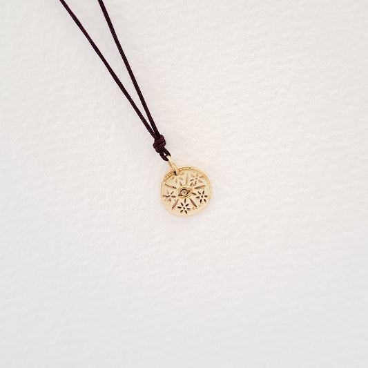 Cosmic Eye pendant on thread