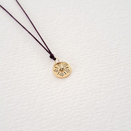 Cosmic Eye pendant on thread