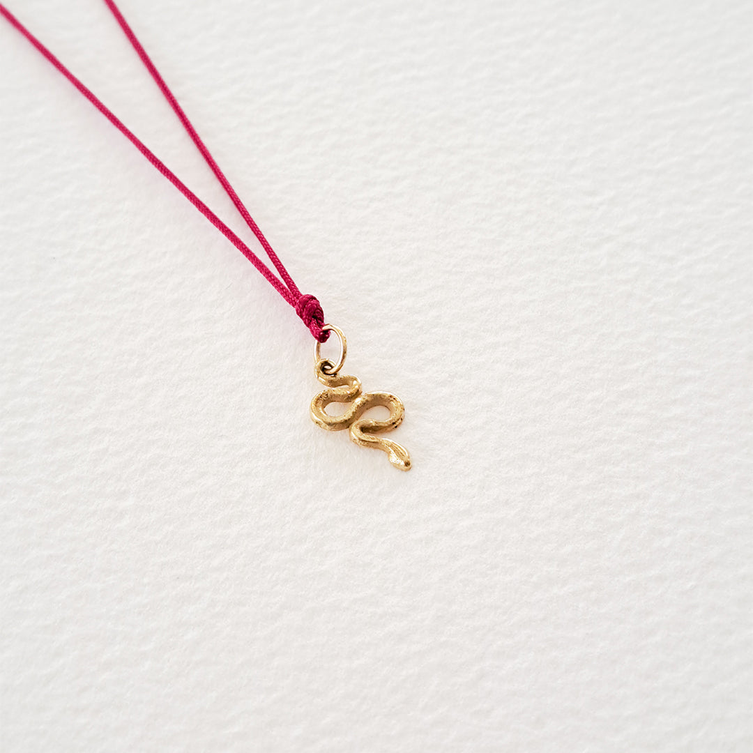 Kundalini Snake pendant on thread