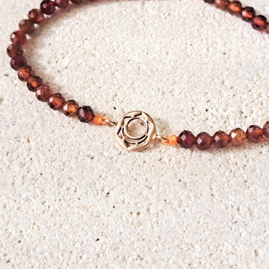 Svadhistana Chakra Disc & Carnelian bracelet