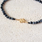 Kundalini Snake & Snowflake Obsidian bracelet