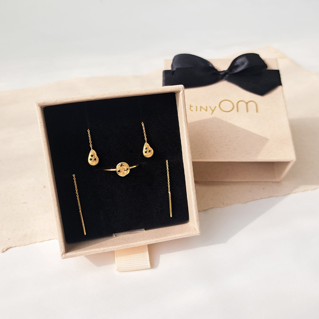 Origins long earrings I & ring III
