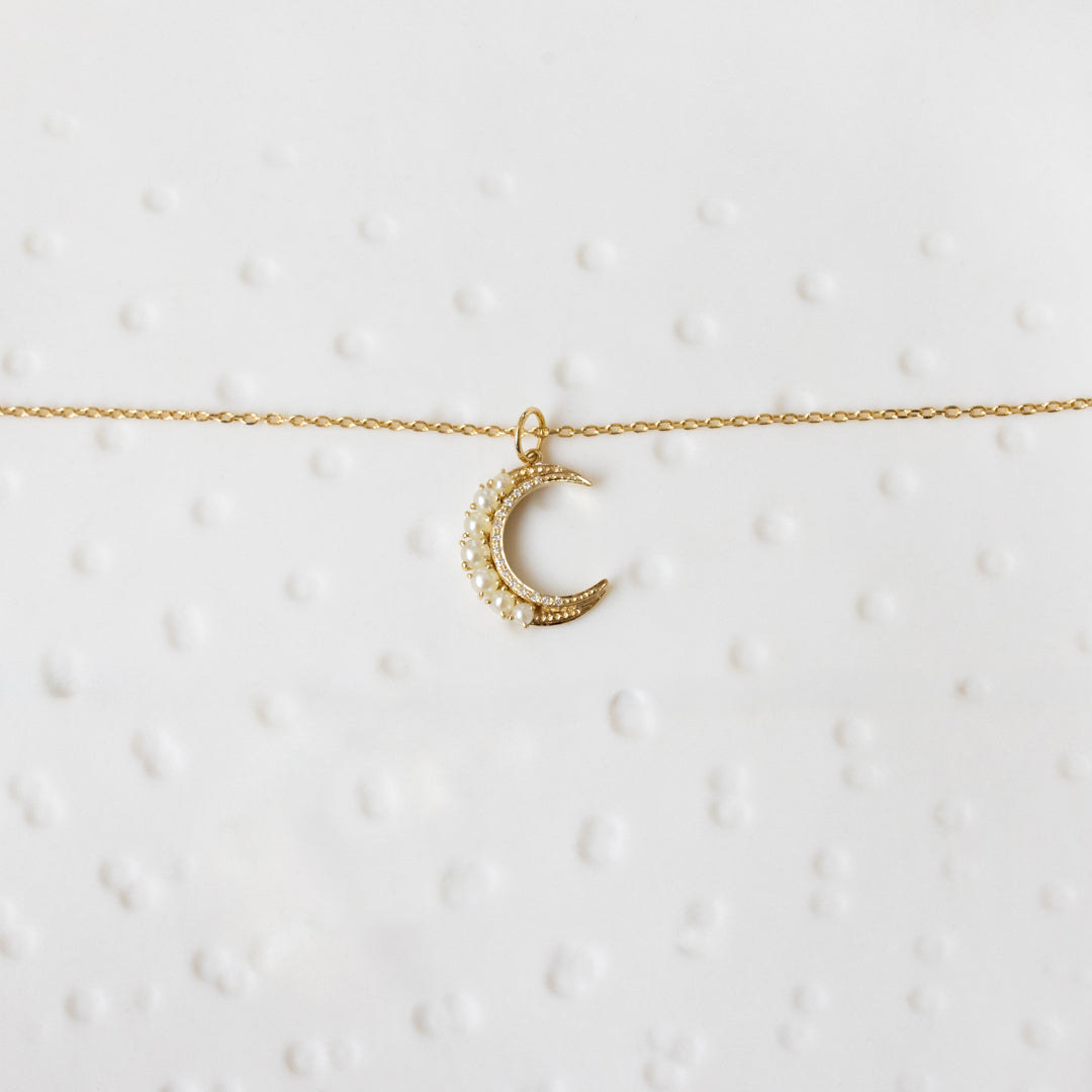 Crescent necklace