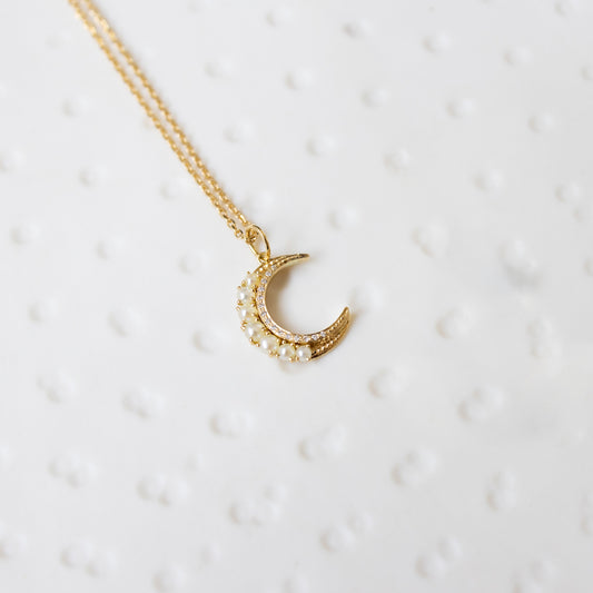 Crescent necklace