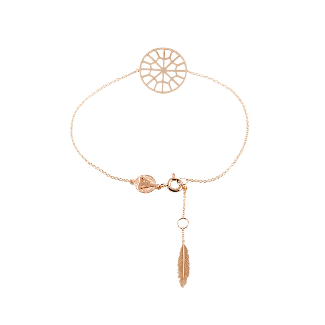 Tiny Sweet Web Dreamcatcher bracelet