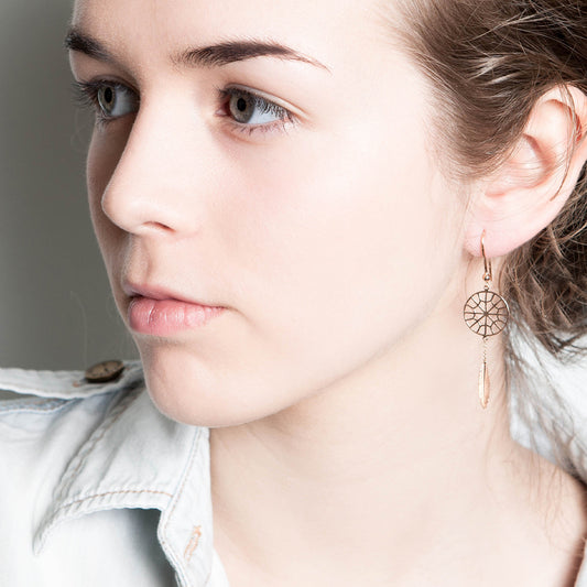 Sweet Web Dreamcatcher earrings