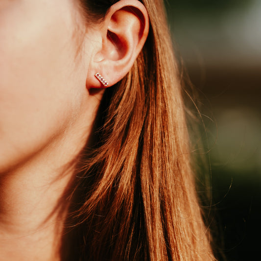 Blush earrings