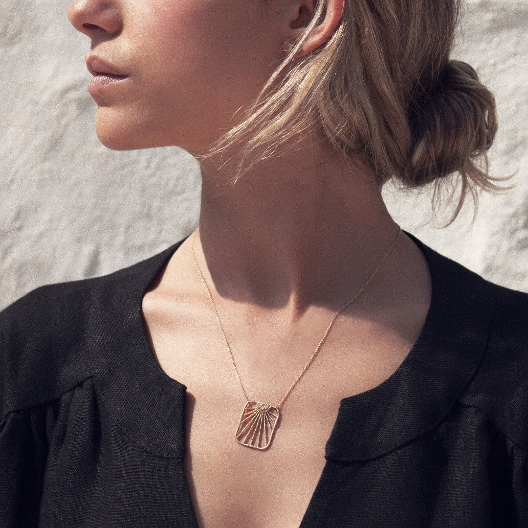 Big Sundial necklace