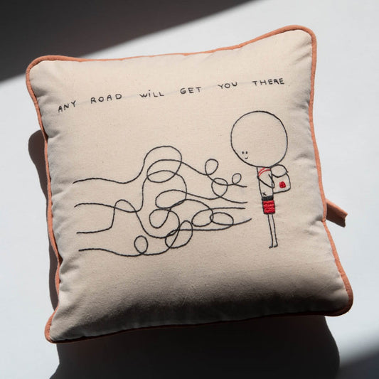 Lewis Carroll Quote Cushion