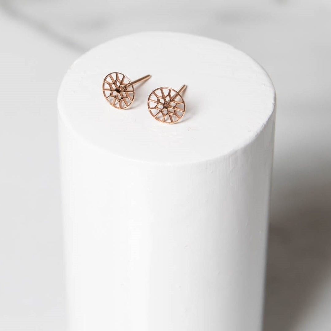 Tiny Dreamcatcher stud earrings