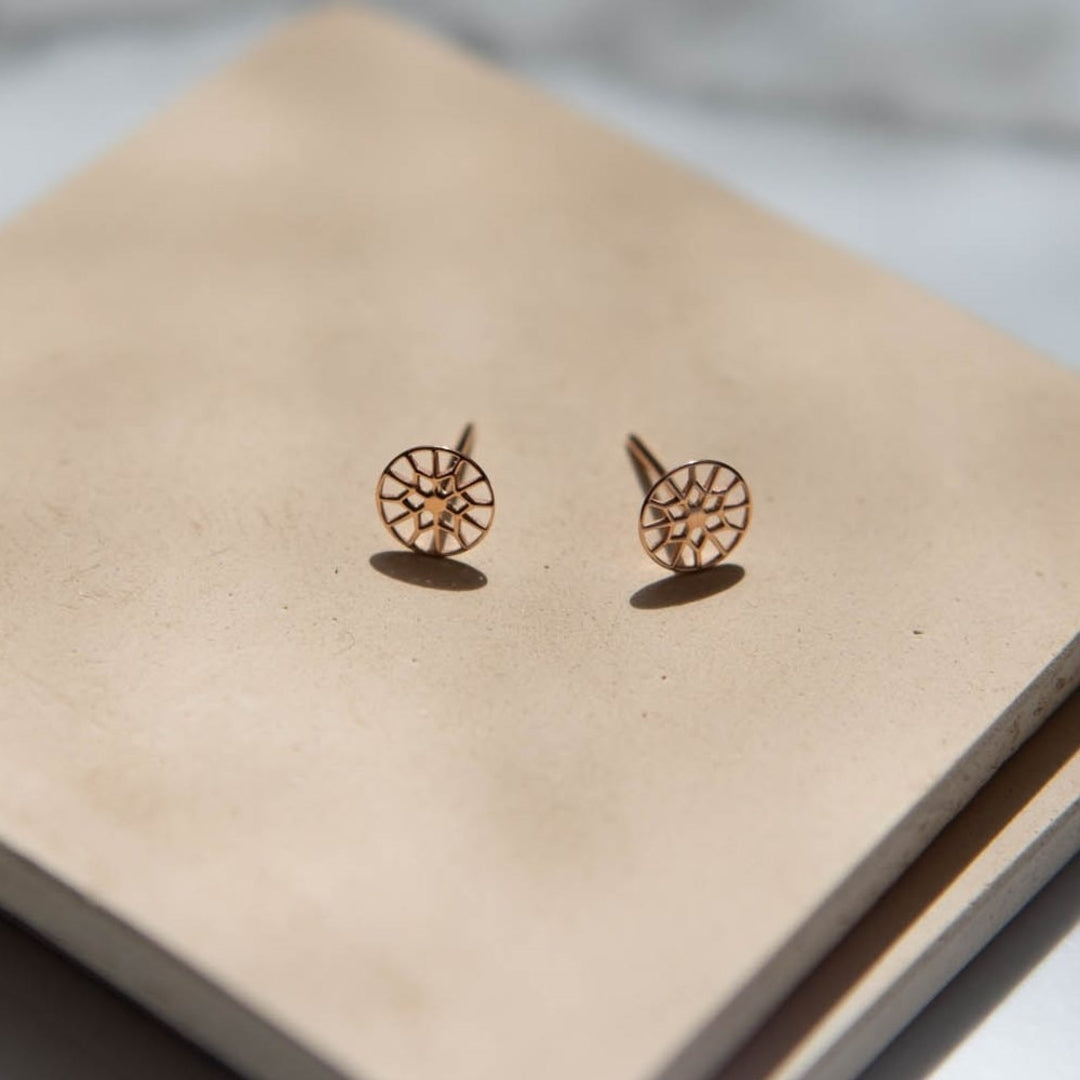 Tiny Dreamcatcher stud earrings