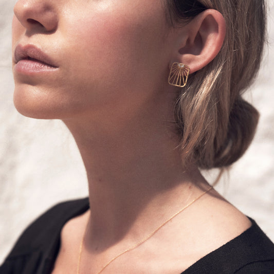 Sundial earrings