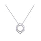 Ajna/Serenity paved diamonds necklace