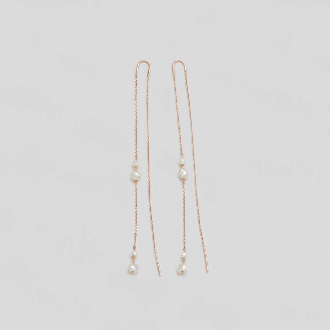 Pearls long earrings II
