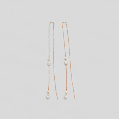 Pearls long earrings II