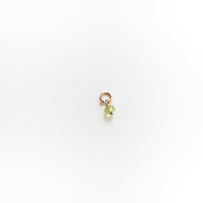 Green Peridot charm