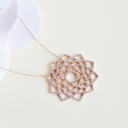 Sahasrara/Unity diamond necklace